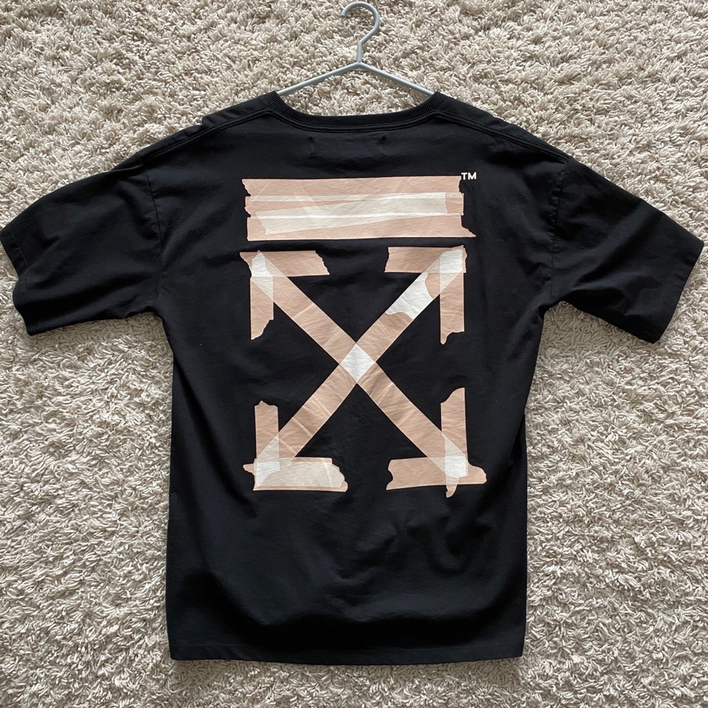 Off White Duct Tape Tee
